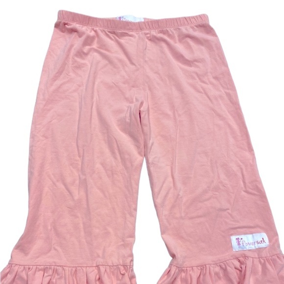 Flowersak little girls 12-14 set of pants and shorts ruffle hem - Picture 3 of 7